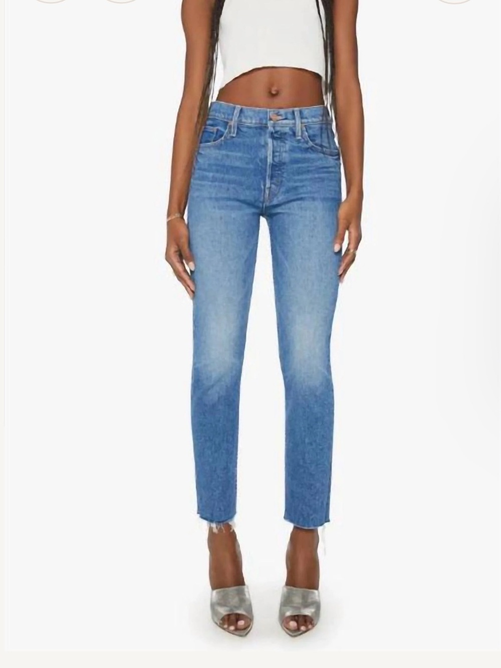 MOTHER Tomcat Ankle Fray Jean